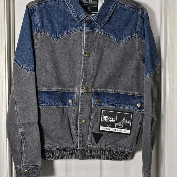 Back to the Future Other - Back to the Future Signature Edition Denim Jean Jacket Small BTTF Michael J Fox